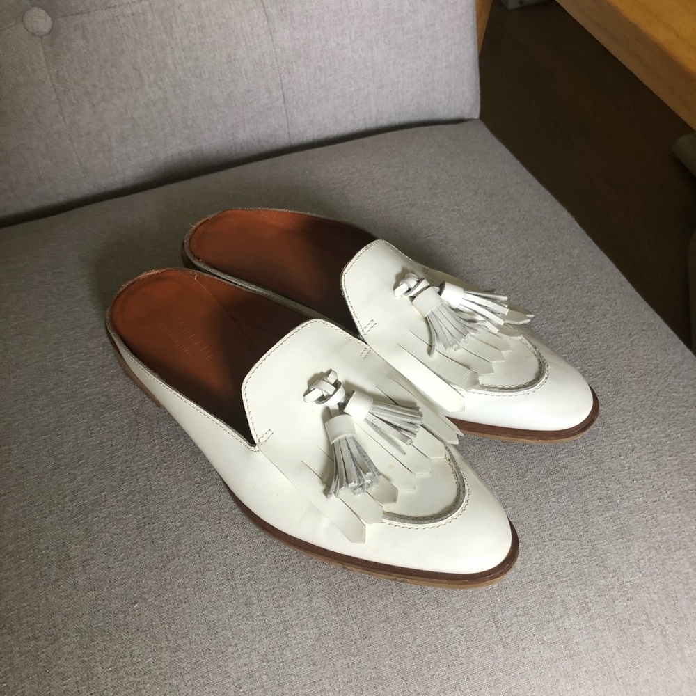 Everlane Modern Tassel Mule Loafer.